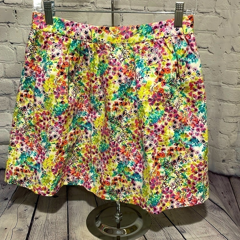 Victoria's Secret Floral Mini Skirt Sz 4